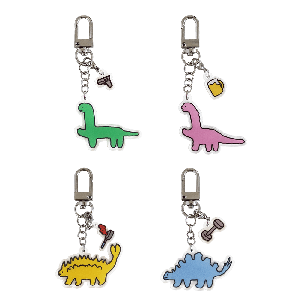 Joguman Studio Acrylic Charm Keyring 鑰匙扣(4款) - SOUL SIMPLE HK