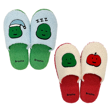 【現貨】Joguman Studio Brachio/Apple Fluffy Slipper 毛毛拖鞋（2款）