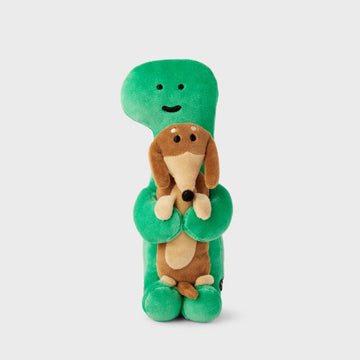Joguman Studio Soulmate Brachio & Woody Plush Doll 腕龍臘腸狗公仔〔最後庫存〕