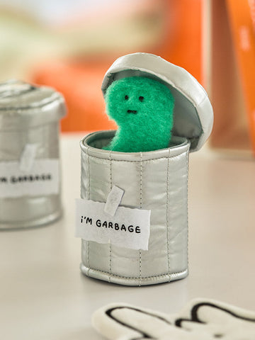 JOGUMAN STUDIO BRACHIO THROW AWAY TRASH CAN SMALL PLUSH 垃圾桶公仔