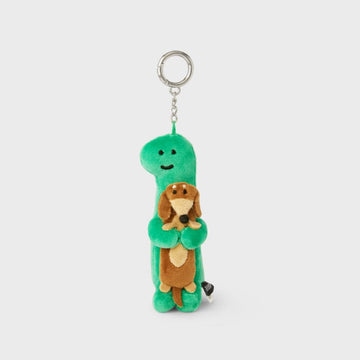 Joguman Studio Soulmate Brachio & Woody Plush Keyring 腕龍臘腸狗吊飾鑰匙扣〔RESTOCK!〕