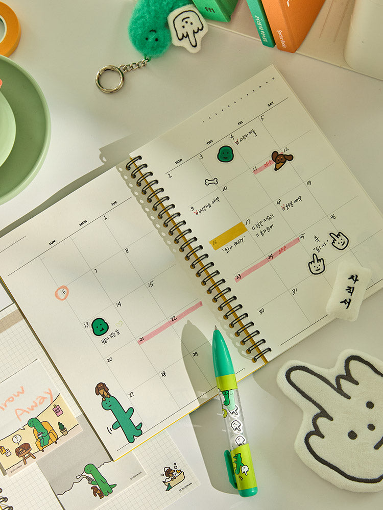 JOGUMAN STUDIO THROW AWAY PLANNER & GOAL ACHIEVEMENT STICKERS 記事本
