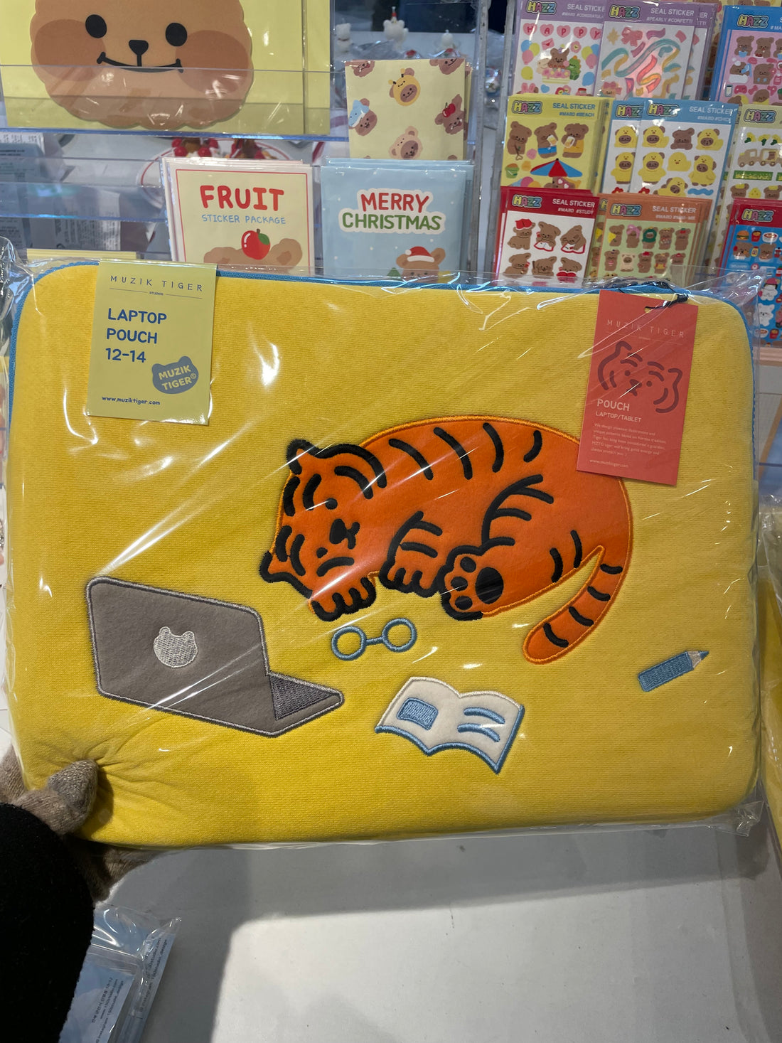 【韓國連線】Muzik Tiger Sleepy Tiger Laptop/Tablet Pouch 平板電腦保護套
