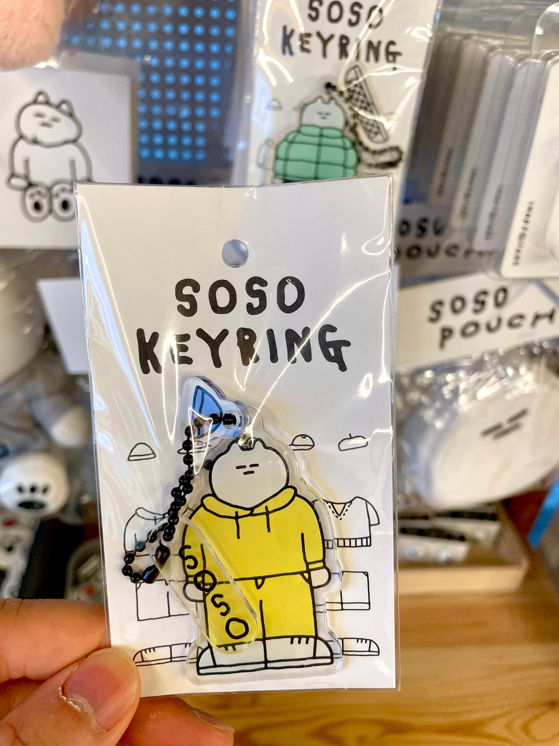【韓國連線】SOSO Acrylic Keyring