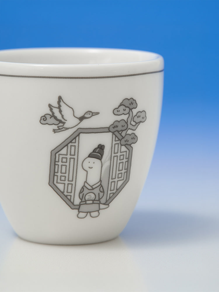 JOGUMAN STUDIO Ceramic Soju Shot Glass Set 陶瓷燒酒杯(2入)|KOREA EDITION 韓國限定系列