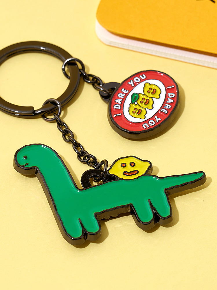 JOGUMAN BRACHIO METAL KEYRING (2PCS) LEMONADE EDITION