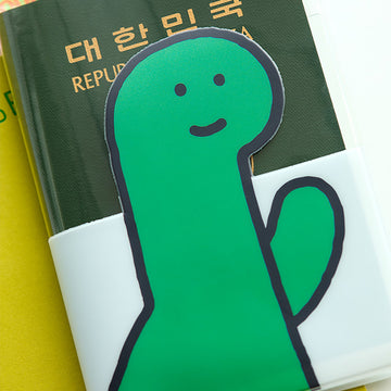 JOGUMAN BRACHIO PVC PASSPORT COVER (BEIGE) RUNAWAY Brachio transparent PVC passport cover