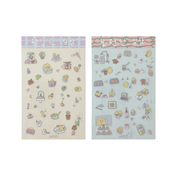 Second Morning SEMO Daily Sticker 透明日常貼紙(2款)
