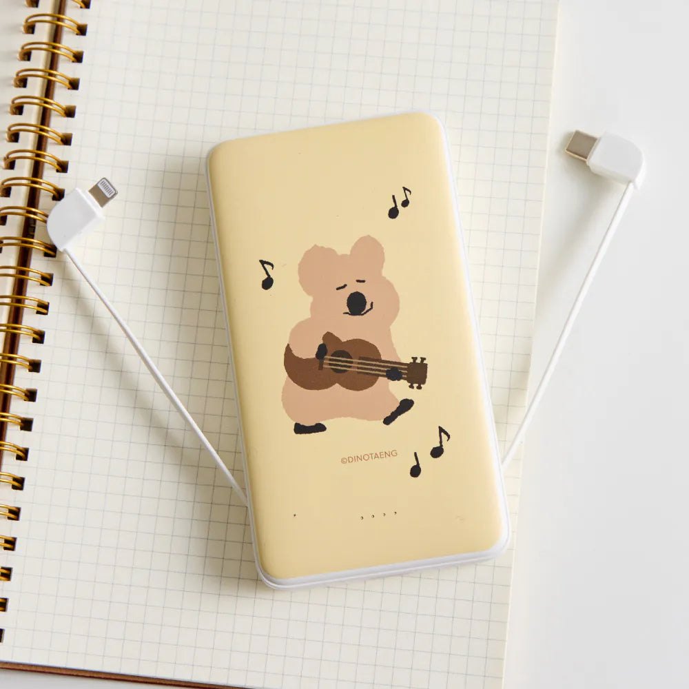 DINOTAENG 經典烏克麗麗 雙線快充 10000mAh Power Bank 行動電源