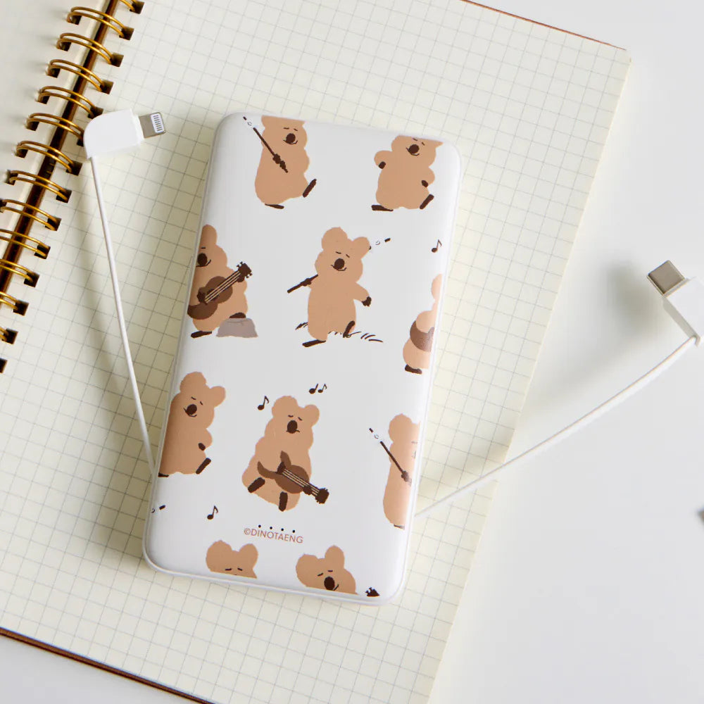 DINOTAENG 經典開心舞動 雙線快充 10000mAh Power Bank 行動電源