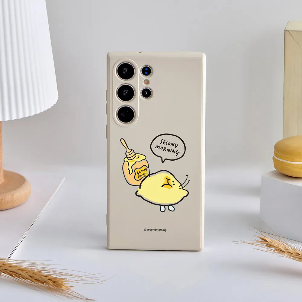 Second Morning Phone Case 蜂蜜檸檬 純色矽膠手機殼 - SAMSUNG