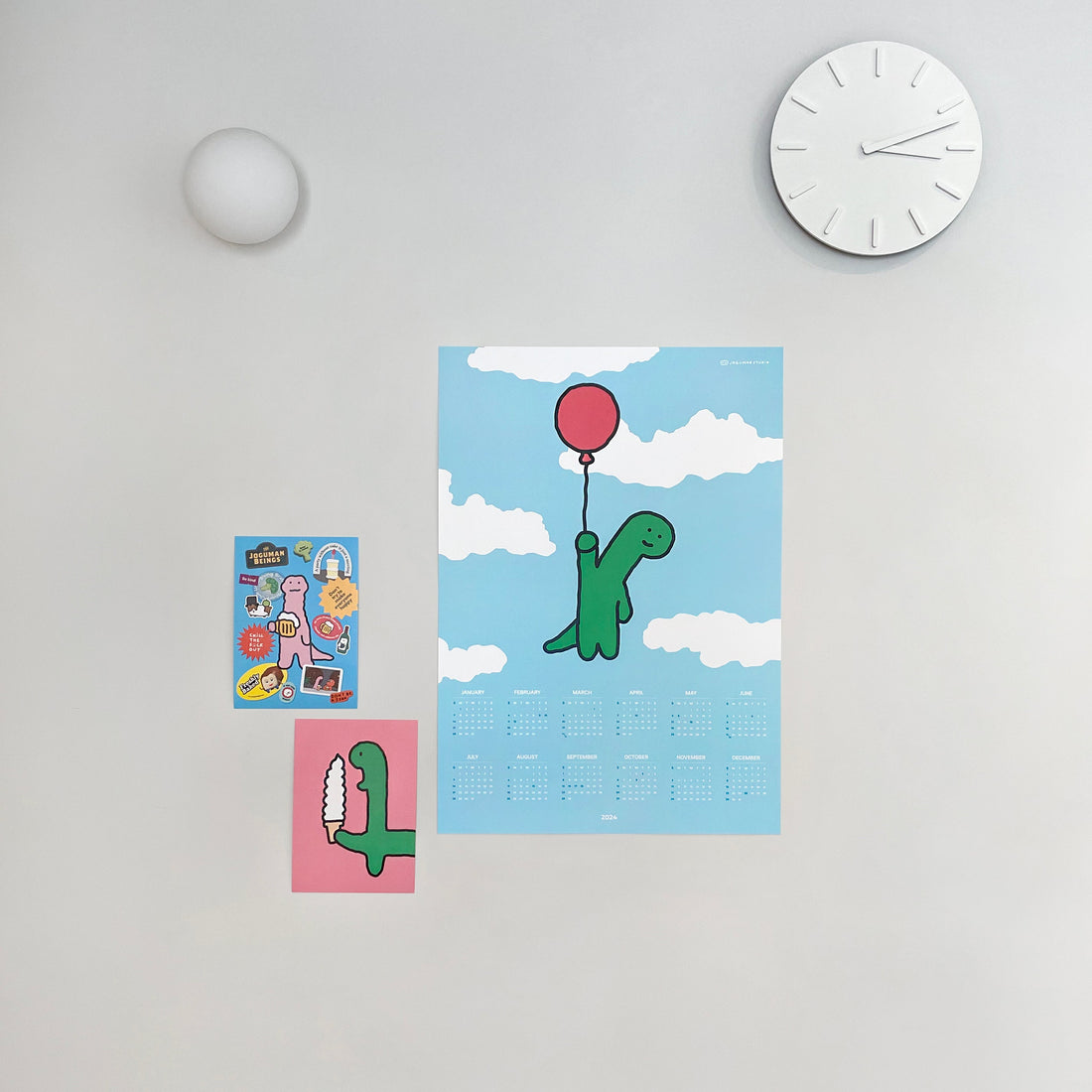 【現貨】Joguman Studio 2024 月曆 A2 Poster (2款)〔最後庫存〕