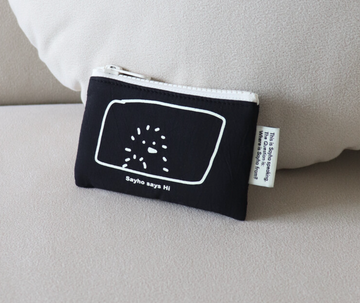 Hozumi Cookie & Cream Pouch 收納小袋 - Black/S