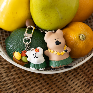 DINOTAENG Tanning QUOK & BOBO Keychain 變色鑰匙扣(2款)