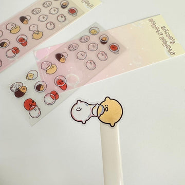 【現貨】Second Morning Semo's Bubble Bubble Removable Sticker 貼紙