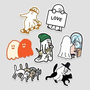 Percentage/Design p/d 幽靈大軍 Big Removable Package Sticker 貼紙 Vol.4(7p) - SOUL SIMPLE HK