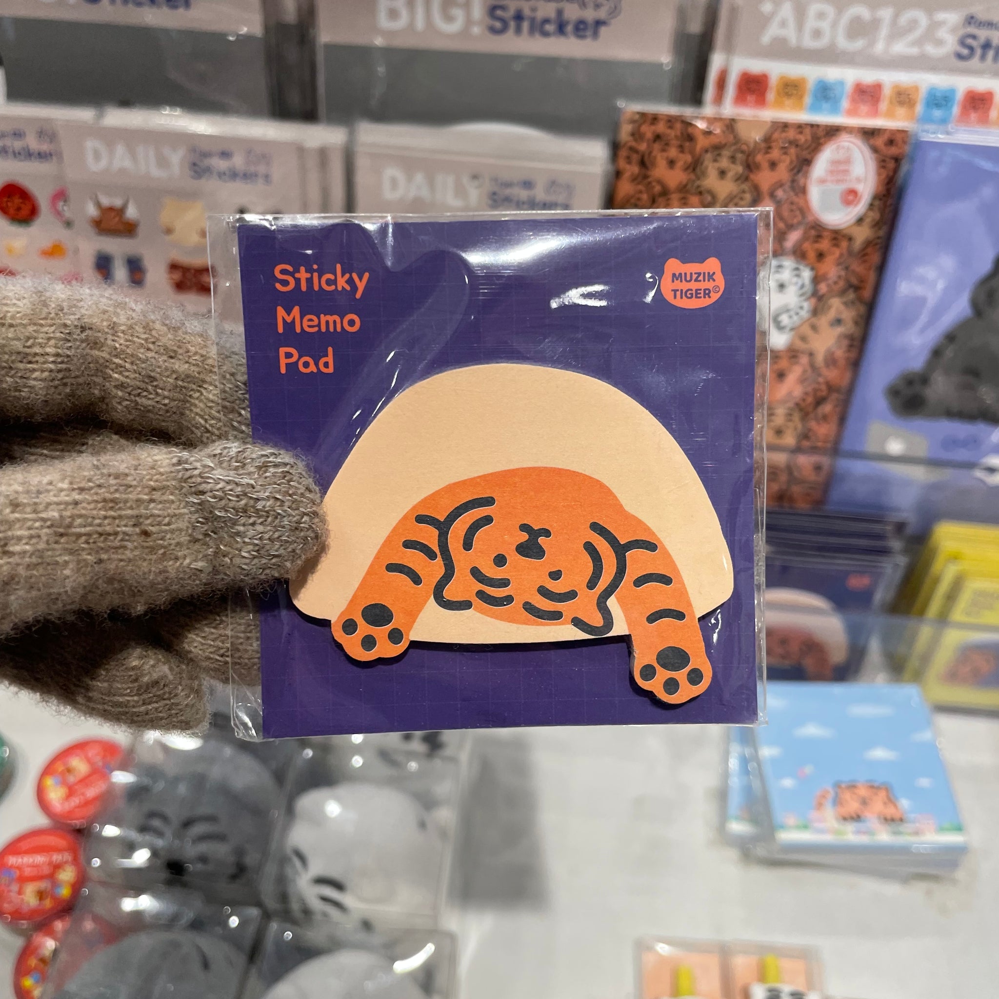 【韓國連線】Muzik Tiger Cozy Tiger Sticky Memo Pad 便條紙