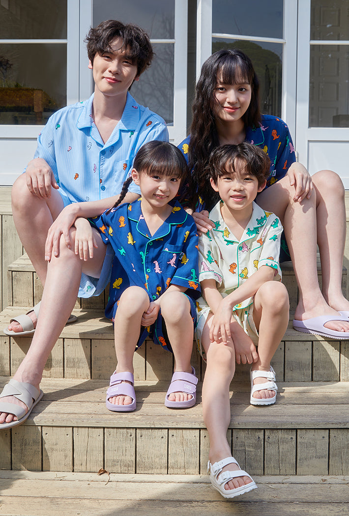【New】Joguman Studio x Spao Kids Pajama  小童夏季睡衣 - 恐龍朋友(Navy)
