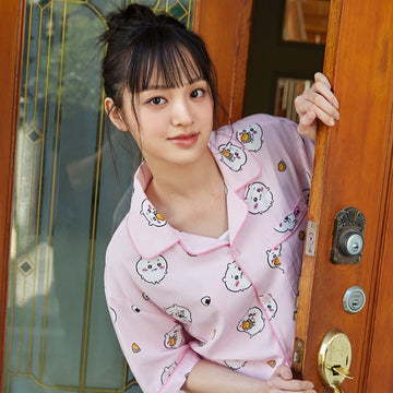 【New】Chiikawa x Spao Pajama 可愛短袖睡衣(Pink)