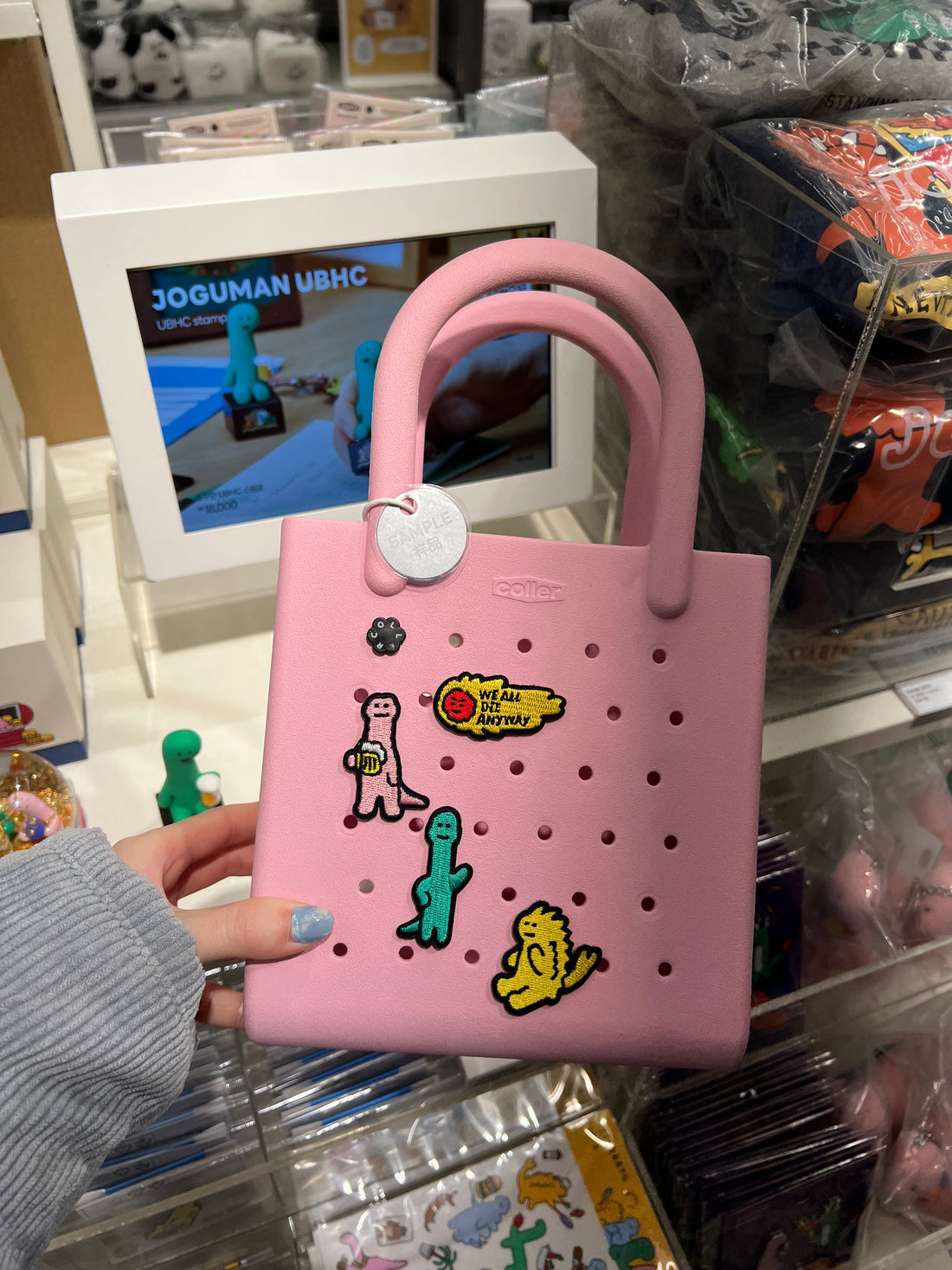 【韓國連線】 Joguman Studio Ankylo Embroidered Patch Sticon UBHC Collection 甲龍刺繡洞洞飾物