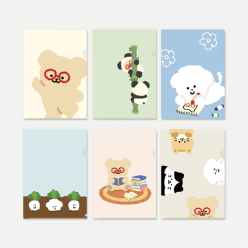 TETEUM Friends L Holder File 文件夾(6款)
