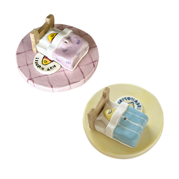 Second Morning x bee-arc-hive Bedroom Ceramic Incense Holder 陶瓷小床線香座(2款)