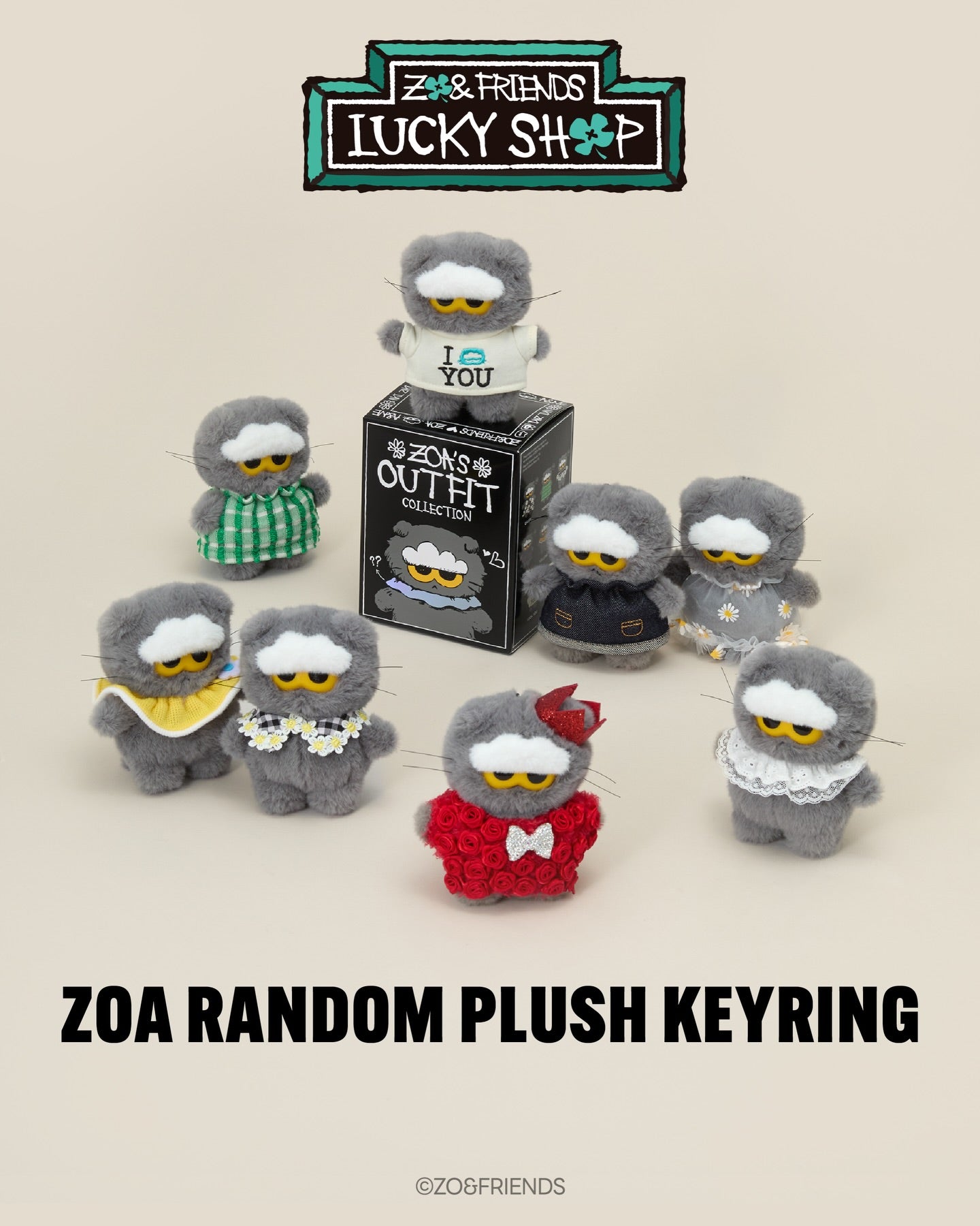 ZOA Blind Box Plush Keyring Hong Kong Purchasing Agent