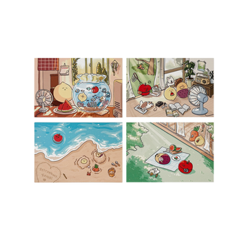 Second Morning Summer Holiday Postcard 明信片(4款)