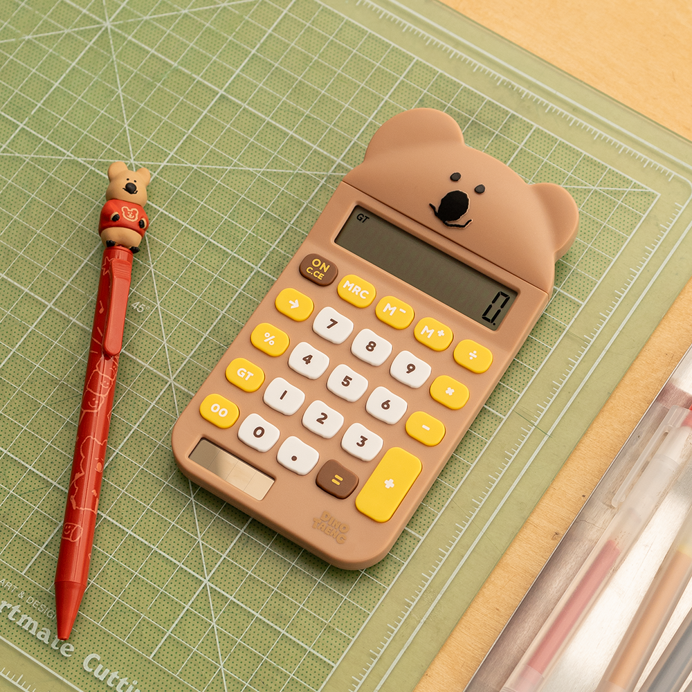 [Quokka in School] Dinotaeng Quokka & Bobo Calculator 造型計算機（2款）