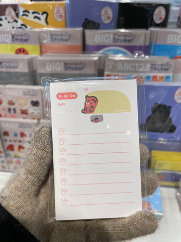 【韓國連線】Muzik Tiger Blanket Tiger To-do List Memo 便條紙