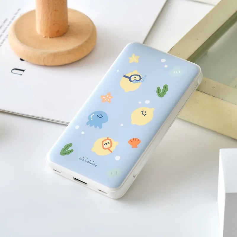 Second Morning Power Bank 海底世界 雙線快充 10000mAh 行動電源