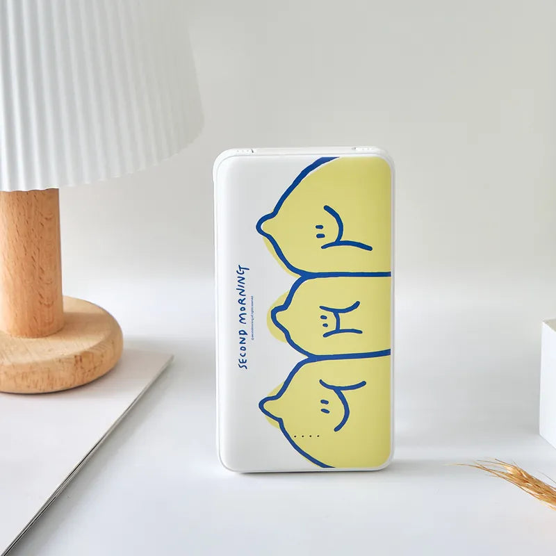 Second Morning Power Bank 擠擠三顆檸檬 雙線快充 10000mAh 行動電源