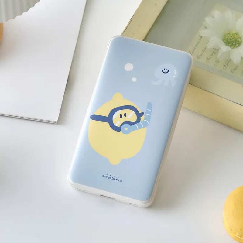 Second Morning Power Bank 潛水檸檬 雙線快充 10000mAh 行動電源