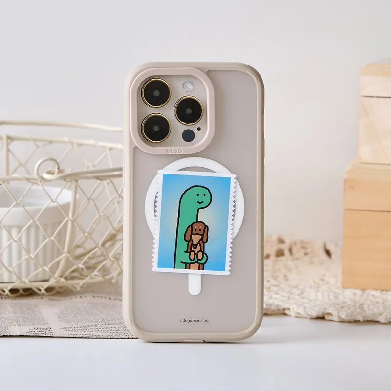 Joguman Studio Phone Case 腕龍與臘腸極光霧透MagSafe手機殼 - iPhone