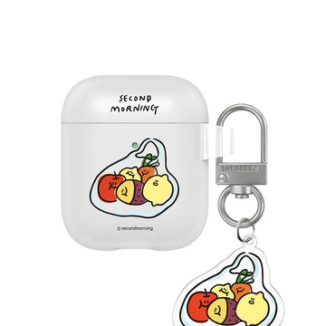 Second Morning Airpods Case 生鮮袋 強悍防摔耳機保護套(附送吊飾)