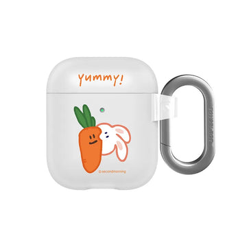Second Morning Airpods Case 兔兔紅蘿蔔 強悍防摔耳機保護套
