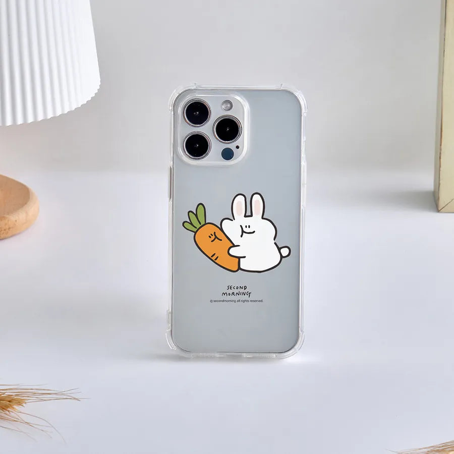 Second Morning Phone Case 蘿蔔與兔子 全氣囊防摔手機殼 - iPhone
