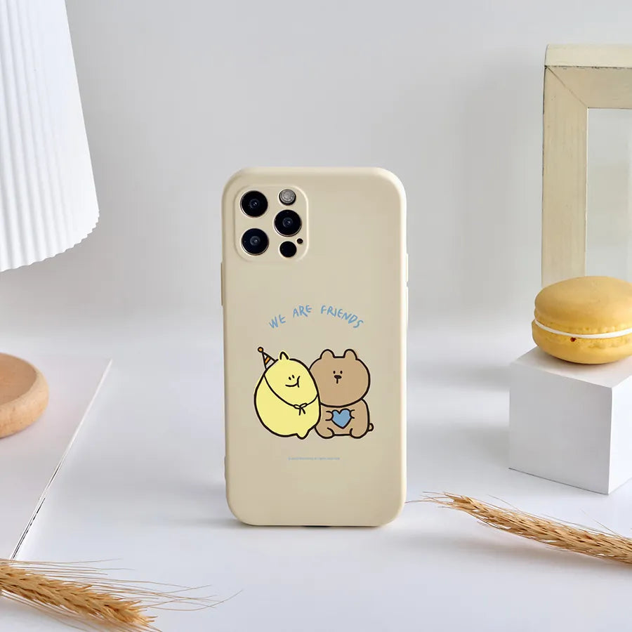 Second Morning Phone Case 檸檬與熊熊 全包手機殼 - iPhone