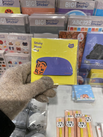 Muzik Tiger Blanket Tiger Sticky Memo Pad 便條紙