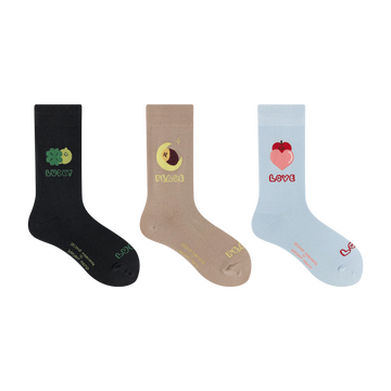 【現貨】Second Morning x Bonjour March Lettering Socks 長襪(3款)