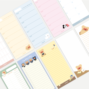TETEUM New Long Memo Pad 便條紙(10款)
