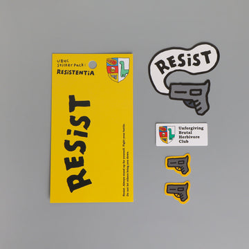 Joguman Studio UBHC Motto Sticker Pack - Resist 抵抗大貼紙(4p)