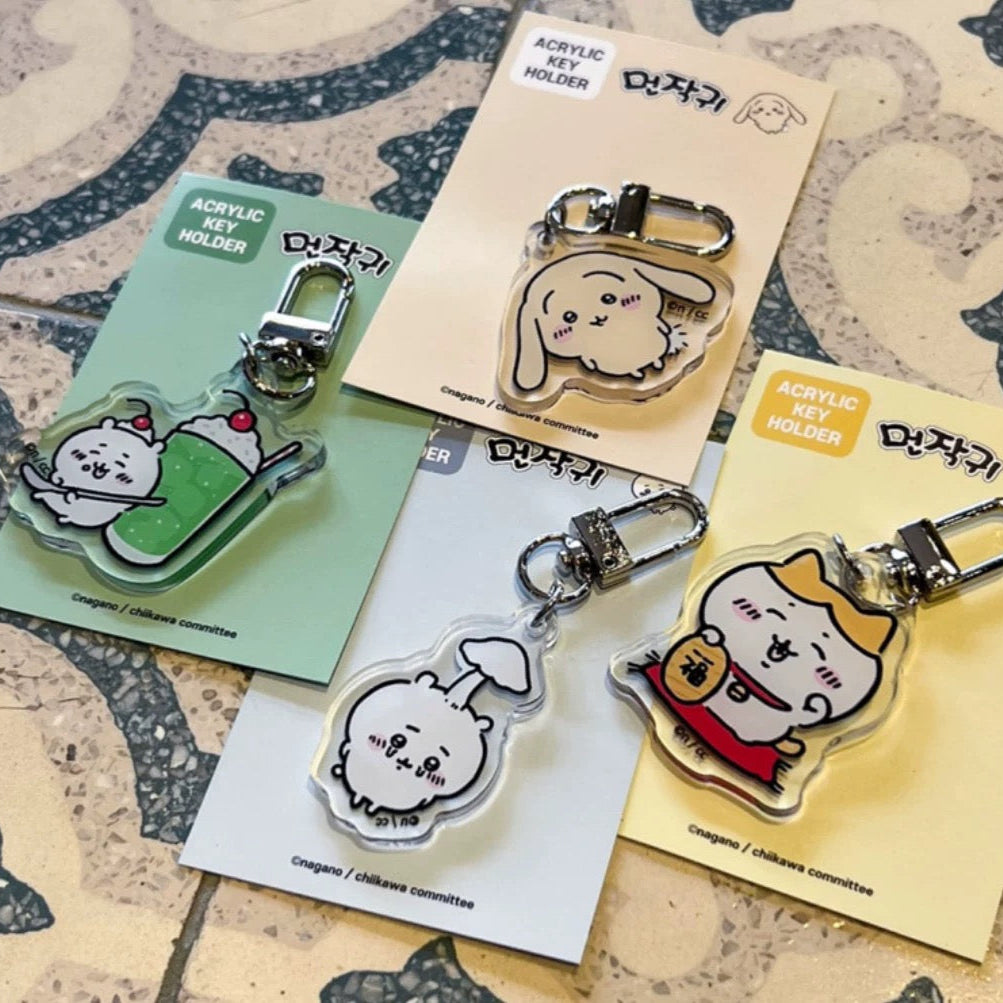 【現貨】Chiikawa Acrylic Keyring 吉伊卡哇 雙面亞克力鎖匙扣(4款)