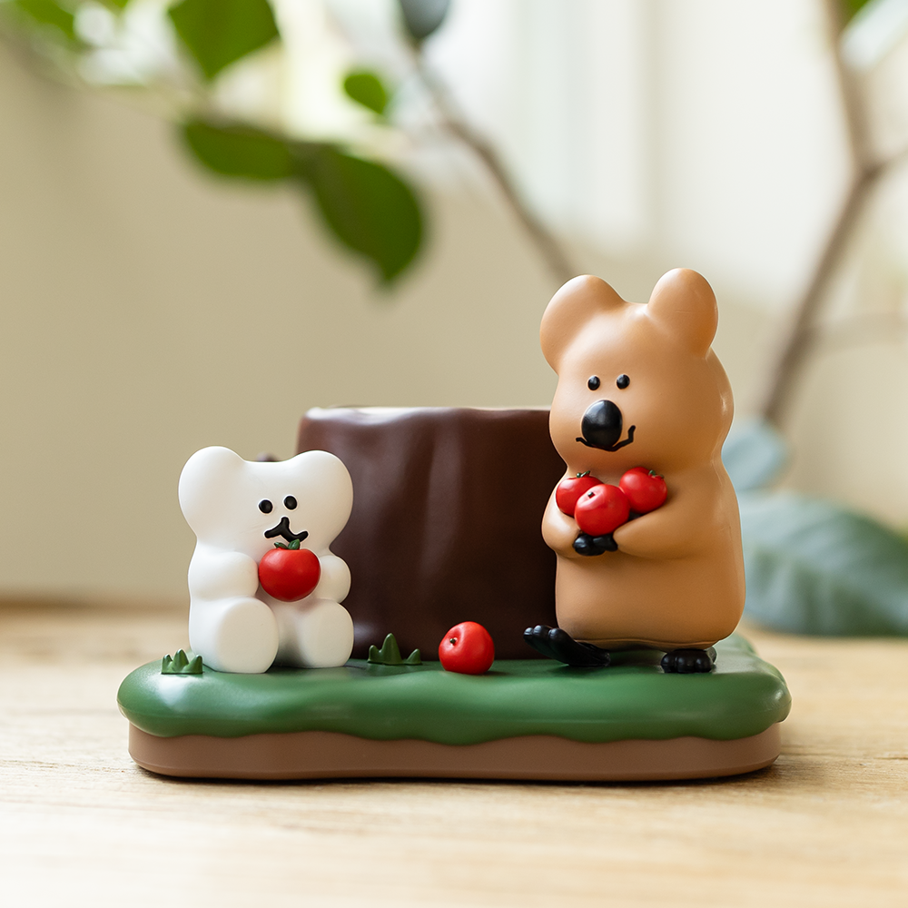 Dinotaeng x Victoria Shoes Limited Edition Collaboration Series Apple Picking Watch Charger Stand Smartwatch Charging Stand