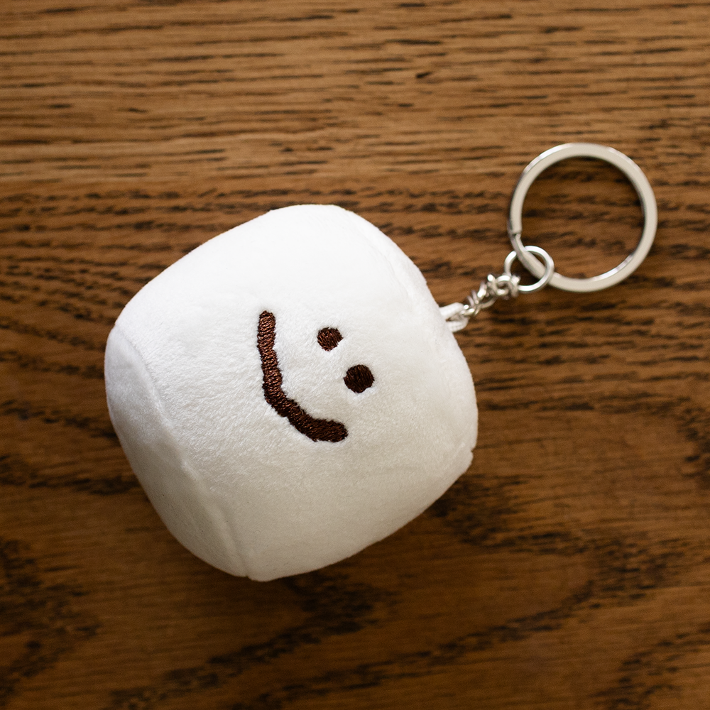 Dinotaeng Marsh Stress Ball Keyring Marshmallow Stress Ball Keyring