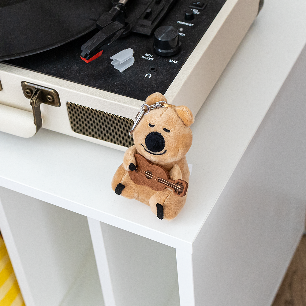 Dinotaeng Ukulele & Heart Quokka Keyring 鑰匙扣公仔(3款)