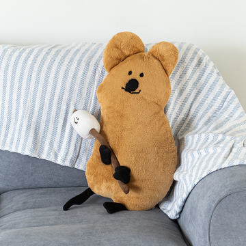 Dinotaeng S'More Quokka Cushion 烤棉花糖抱枕