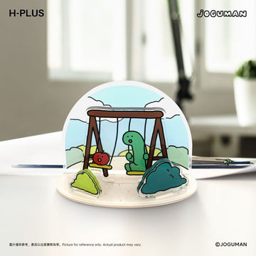 Joguman x H-plus - Swing Acrylic Stand 亞加力立牌【BRACHIO與蘋果仔阿噹一起盪鞦韆】