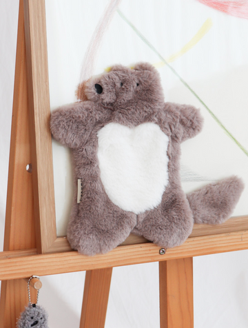 Hozumi Standing Wolf Pouch 站立的狼小袋