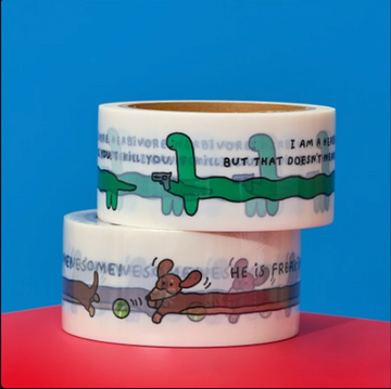 【YOUR STUBBY NEIGHBORHOOD】Joguman Studio Brachio & Woody Box Tape |封箱膠紙 (2款)